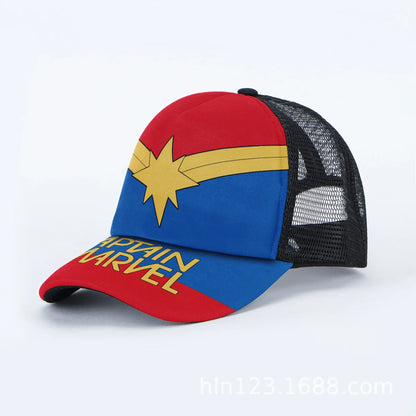Marvel Anime Cartoon Spiderman Hulk Captain America Iron Man Snapback Cotton Baseball Cap Men Women Hip Hop Dad Mesh Hat