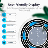 Miko Air Purifier for Large Room up to 770 Sqft - H13 True HEPA Air Cleaner for Pet Hair, Odors, Dust, Pollen for Home