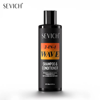 Deep Wave Control Pomade Shampoo Kit Biotin Prevent Hair Loss Edge Control Gel Sport Strong Hold Wave Hair Gel For African Men