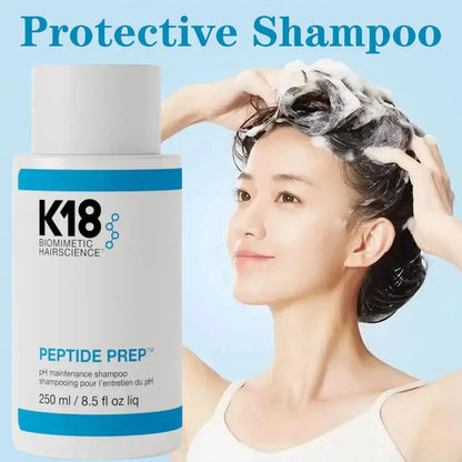 K18 Shampoo And Leave-in Molecular Repair Hair Mask Set 250ml Shampoo 1/2pcs 50ml Hair Mask Deep Cleansing Glossy Hair Care
