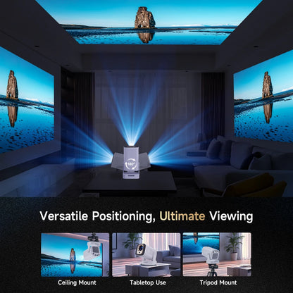 Magcubic HY310 Mini Projector Auto Focus 4K Native 1080P 330ANSI Android11 5W Speaker Air Mouse Voice Assistant Upgrated HY300