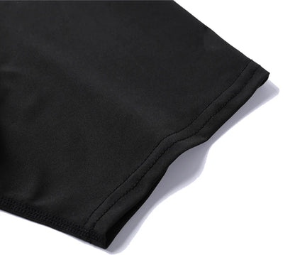 3 Pieces Fitness Suits Athletic Workout Compression Sets for Men Short Sleeve Rash Guard Undershirt Tops Leggings Pants Shorts