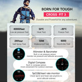 NORTH EDGE 2025 New GPS Watches Men Sport Smart Watch HD AMOLED Display 50M ATM Altimeter Barometer Compass Smartwatch for Men