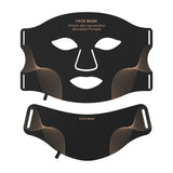 7 Color LED Face Mask with Neck - Wireless Portable Red Light Therapy for Anti-Aging, Wrinkles, Skin Rejuvenation, Home Use