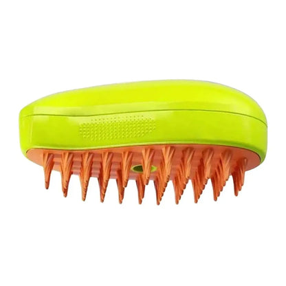 USB Rechargeable 3-in-1 Pet Grooming Brush with Steam Spray & Massage, Anti-Flying Hair Electric Bath Brush for Dog Cat Shedding