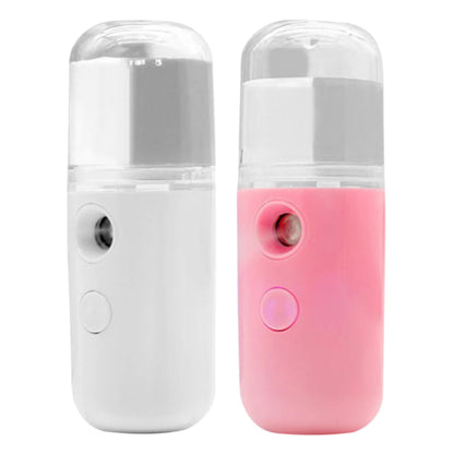 30ml Mini Facial Sprayer Humidifier USB Charging Electric Essential Oil Purifier Aroma Mist Face Moisturizing Steamer