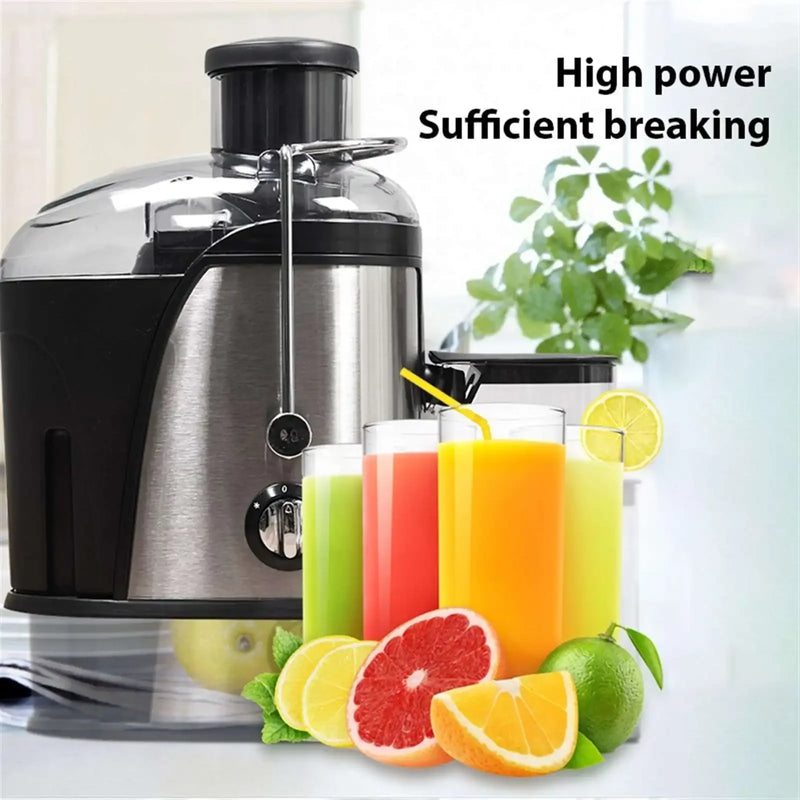 400W Juice Extractor, 22000RPM Motor with 3" Wide Chute for Whole Fruits/Vegetables, 2-Speed Juicer, Easy-Clean Design