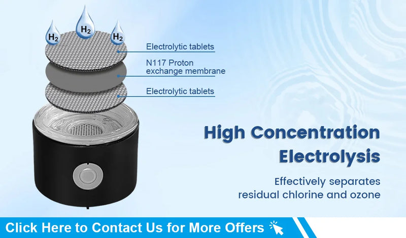 2300ppb Hydrogen Bottle Hydrogen Water Generator Bottle SPE Hydrogen Rich Water Bottle Quick Electrolysis Hydrogen Bottles Water
