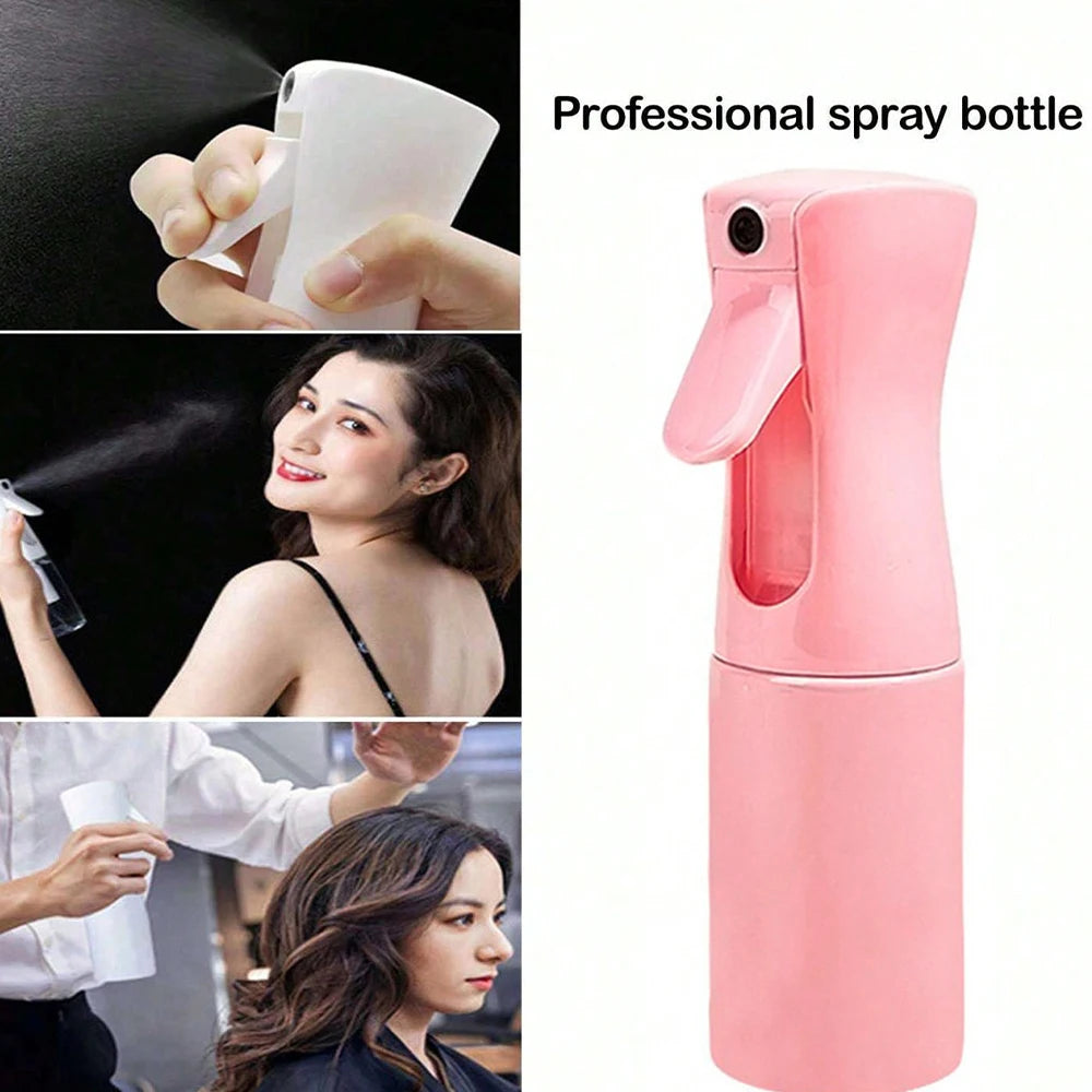 5pcs Hair Styling Set Mist Water Spray Bottle Candy Brush Pointed Tail Edge Control Brush Wide-tooth Hairbrush Hairdressing Tool