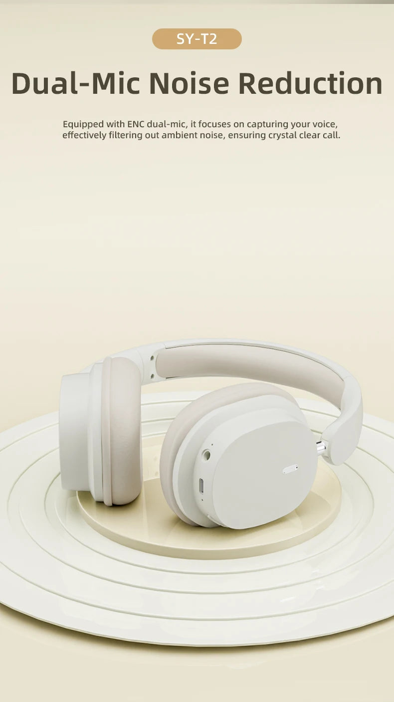 Original Bluetooth Headphone Headset SY-T2 High Quality Noise Reduction Wireless Microphone Wired Earphone Gamers Headphones