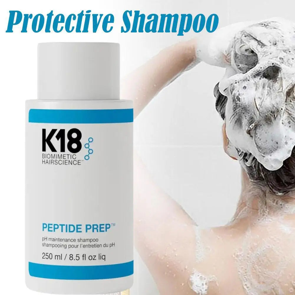 K18 Shampoo And Leave-in Molecular Repair Hair Mask Set 250ml Shampoo 1/2pcs 50ml Hair Mask Deep Cleansing Glossy Hair Care