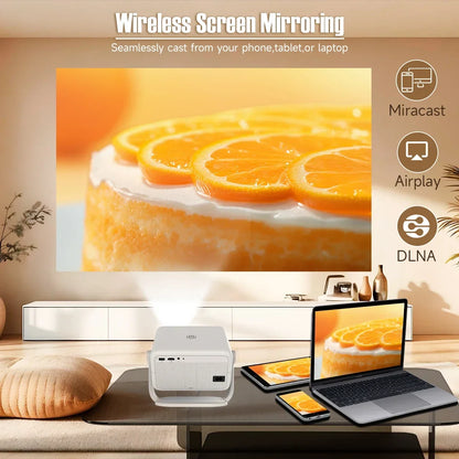 Magcubic 650ANSI L018 4K Native Portable Projector 1080P Auto Focus Keystone Correction Android 11 BT5.2 WIFI6 360° Home Cinema