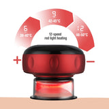 Smart Vacuum Suction Cup Cupping Therapy Massage Jars Anti-Cellulite Massager Body Cups Rechargeable Fat Burning Slimming Device