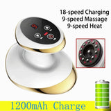 Electric Massage Meridian Brush Universal Body Dredging Cupping Scraping Instrument  Abdominal And Back Massager For Home