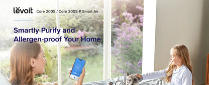 Home Bedroom Air Purifier, Smart WiFi Alexa Control, Coverage up to 916 Square Feet, 3-in-1 Filter, 24dB Quiet Bedroom