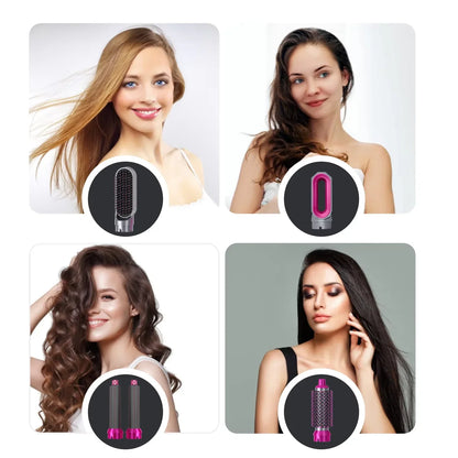 New 5 in 1 Hair Dryer Hot Comb Set Professional Curling Iron Hair Straightener Styling Tool For Airwrap Hair Dryer 2025