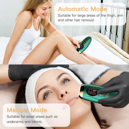 2 In 1 Best Lazer Hair Removal Machine Women Epilator Home Use Beauty Equipment Hair Removal for Face and Body
