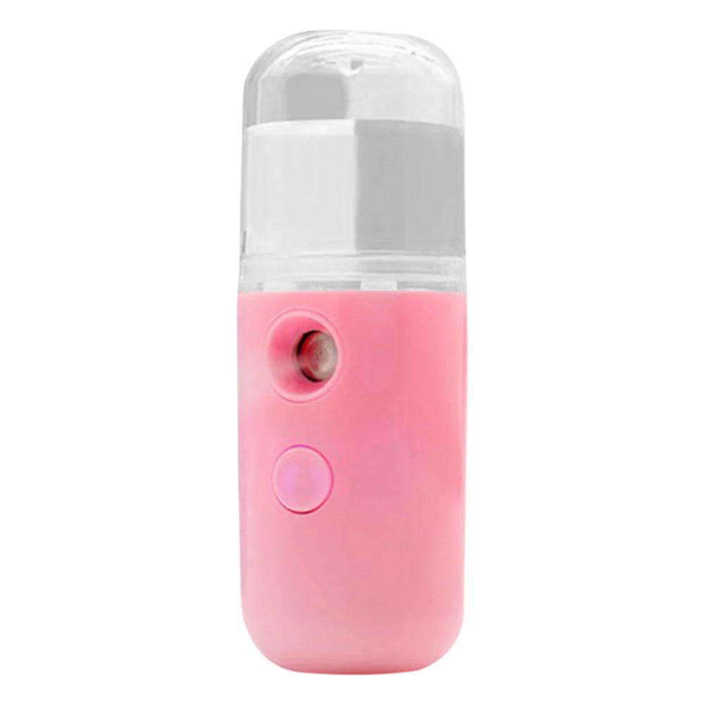 30ml Mini Facial Sprayer Humidifier USB Charging Electric Essential Oil Purifier Aroma Mist Face Moisturizing Steamer