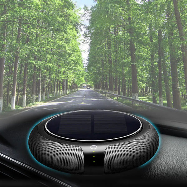 Solar Car Air Purifie HEPA Filter Portable Air fresher 360° Global Purification Vehicle Home Desk Wireless Electric Product