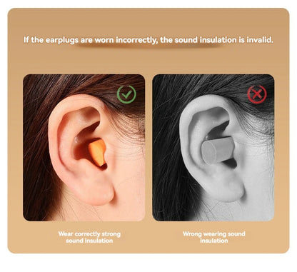 2 in 1 Noise-reducing Sleep Earplugs Adjustable Eye Mask InsulatedEarplugs Travel Nap Lunch Break Sound Insulation Earmuffs