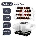 22-Head Fascia Gun High-Frequency Vibration Body Massage Gun Back and Waist Massager Massager Neck Shoulder Massager masajeador