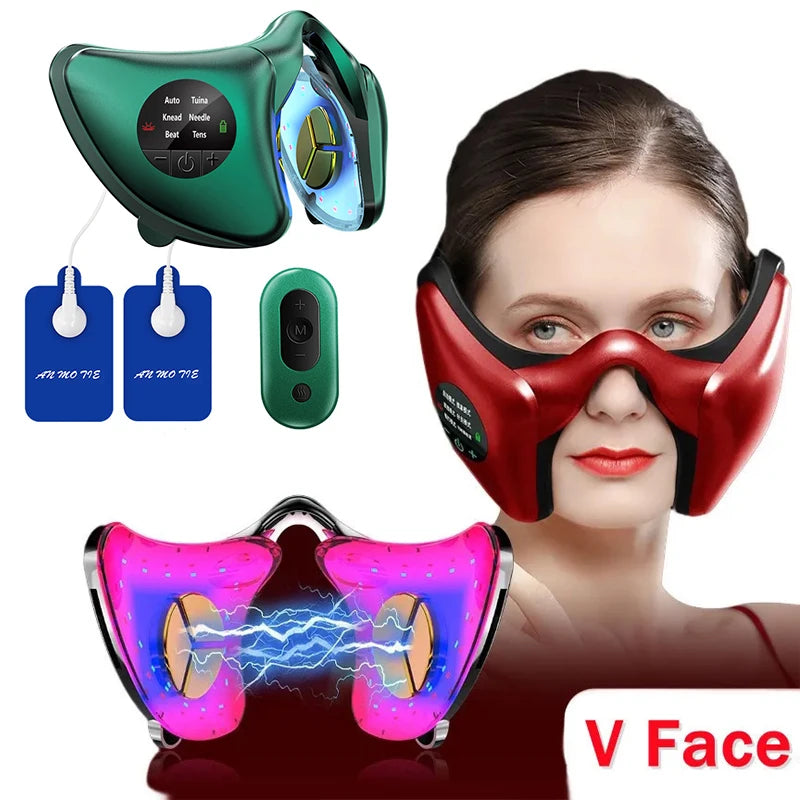 2024 Smart Facial Massager Lifting and Firming V-shaped Face-lifting Device All-round Body Shaping Anti-aging Beauty Instrument