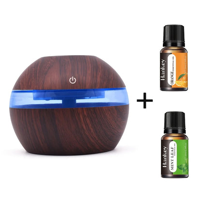 New Excellence Home USB 10.14oz Humidifier Touch Switch Diffuser With 7 LED Lights For Living Room Bedroom With essential oils