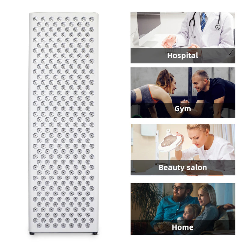 Dual Chip Red Light Therapy Panel Lamp 630nm 660nm Near Infrared Therapy Light 810nm 850nm LED Beauty Devices for Face and Body
