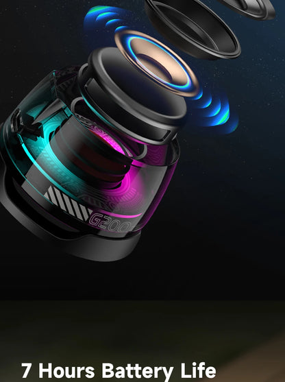 Edifier Portable Bluetooth Speaker HECATE G200 RGB Lighting Magnetic Speaker BT5.3 Mini Sound Box 7 Hours Playback Phone Holder