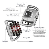 22-Head Fascia Gun High-Frequency Vibration Body Massage Gun Back and Waist Massager Massager Neck Shoulder Massager masajeador