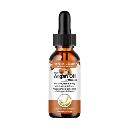 Morocco Argan Hair Oil Care Essence Nourishing Moisturizer Face Repair Improve Split Hair Younger Firming Lifting Skincare