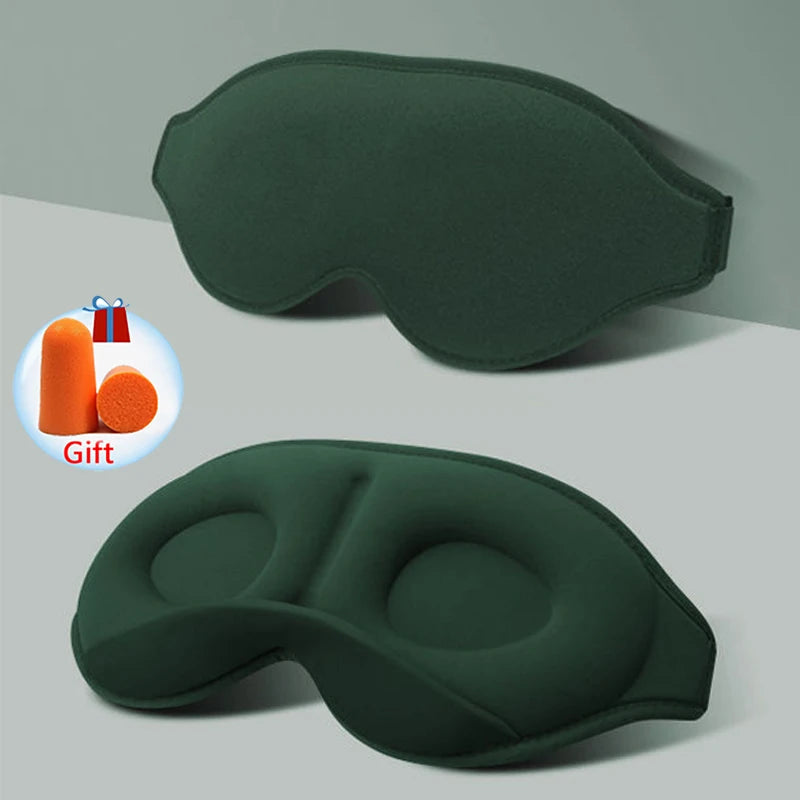 3D Sleeping Mask 100% Blockout Light Sleep Mask For Eye Soft Eye Mask for Travel Eyeshade Night Breathable Blindfold Slaapmasker