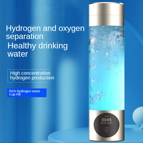 SPE&PEM High Concentration Hydrogen Water Generator Hydrogen Water Generator Bottle With LED Screen Hydrogen-rich Water Cup