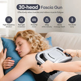 22-Head Fascia Gun High-Frequency Vibration Body Massage Gun Back and Waist Massager Massager Neck Shoulder Massager masajeador