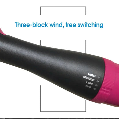 2025 New 3-in-1 Hot Air Comb Fluffy Comb Without Damaging Hair Dry And Wet Roll Straight Dual-Use Negative Ion Styling Comb