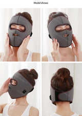 Electrically Heated Head Facial Paralysis Hot Pack Massage Mask Face Aftermath Recovery Instrument Face Spasm Crooked Mouth