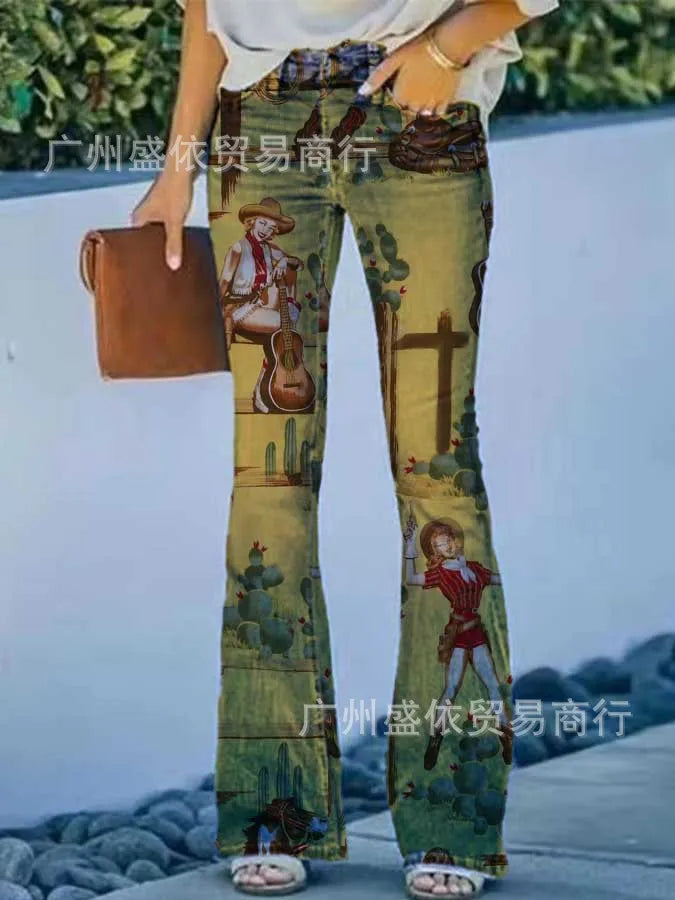 2025 New Plus Size Women's Casual Trousers Thin Style Jeans Women's Fashionable Elegant Design