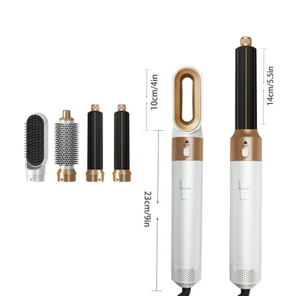 New 5 in 1 Hair Dryer Hot Comb Set Professional Curling Iron Hair Straightener Styling Tool For Airwrap Hair Dryer 2025