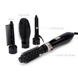 High Quality 4 in 1 Multi-Functional Beauty Equipment Hot Air Brush – One Step Rotating Curling Blow Dryer