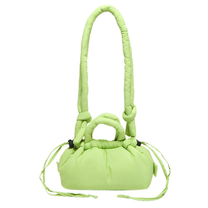 Puffer Tote Bag for Women Lightweight Down Cotton Padded Crossbody Bag Large Capacity Handbag Puffy Purse for Shopping Travel ﻿