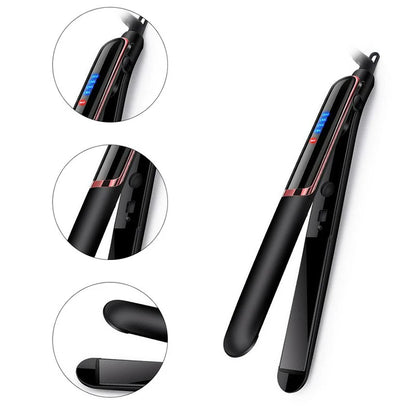 Professional Hair Straightener Ceramic Ionic Fast Heat-Up Hair Flat Iron Negative Ion  Iron Lcd Display Hair Straightener