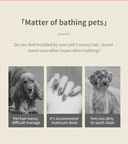 USB Rechargeable 3-in-1 Pet Grooming Brush with Steam Spray & Massage, Anti-Flying Hair Electric Bath Brush for Dog Cat Shedding