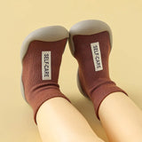Children First Walkers Floor Rubber Shoes Anti Slip Soft Soles Early Education Shoes Baby Floor Socks Elastic Socks 0-3years