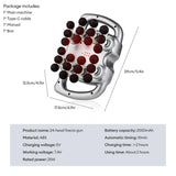 22-Head Fascia Gun High-Frequency Vibration Body Massage Gun Back and Waist Massager Massager Neck Shoulder Massager masajeador