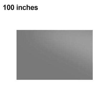 4K 16:9 HD Foldable Projector Screen Movie Projector Screen 60/72/84/92/100/110/120/130/133 in for Home Party Office Classroom