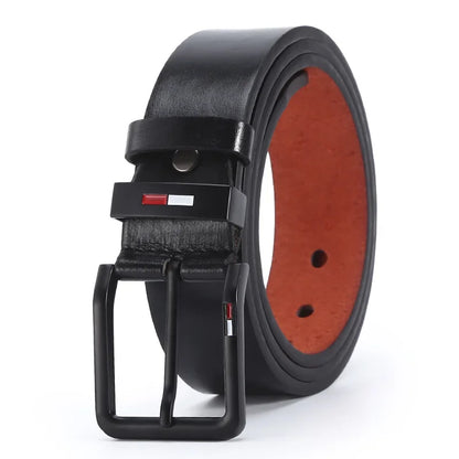Man Belt Luxury Designer Brand High Quality Men Belt Male PU Leather Belt Men Alloy Pin Buckle Jeans Waistband Waist Straps