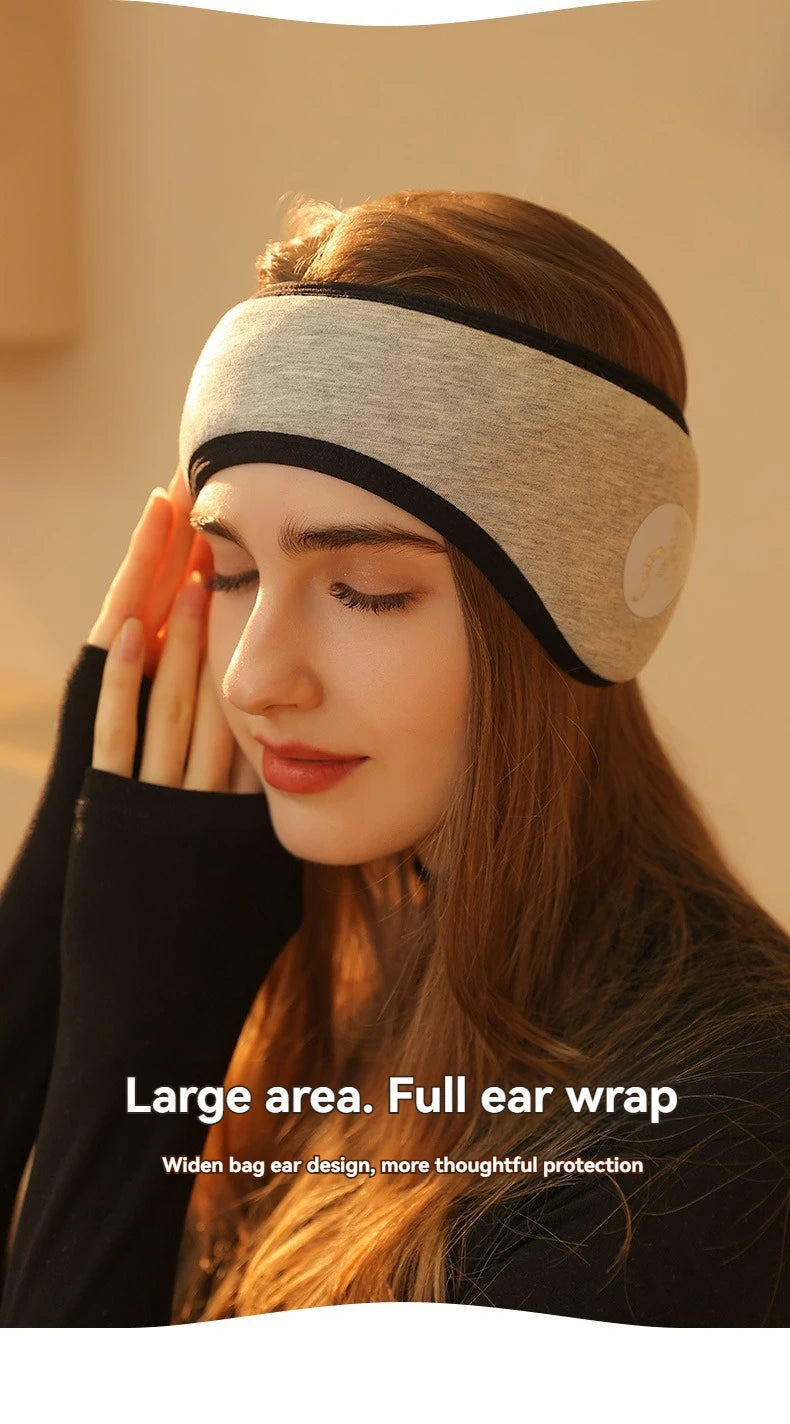 2 in 1 Noise-reducing Sleep Earplugs Adjustable Eye Mask InsulatedEarplugs Travel Nap Lunch Break Sound Insulation Earmuffs