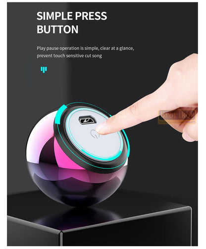Metal Mini Wireless Bluetooth Speaker Hifi Portable Music Subwoofer Super Bass Stereo Column Mobile Phone Computer Music Player