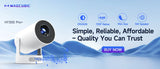 Magcubic Ultra Short Throw HY450 Projector with Auto Offset 8K 4K 1080P 900ANSI BT5.4 Electronic Focus WiFi6 AllwinnerH716 Voice