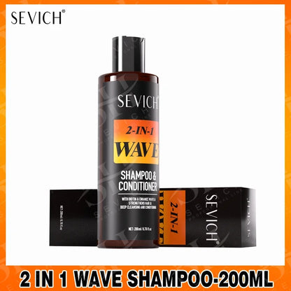 Biotin Wave Pomade For Deep Waves 360 Strong Hold Hair Styling Cream Wavy Hair Oil With Brush Waves Cream For African Black Men